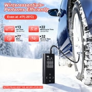 GOOLOO AP150 Cordless Tire Inflator Portable Air Compressor, 150 PSI Air Pump for Car Tires, 6000mAh Battery Powered, Auto Shutoff with Digital Pressure Gauge & LED Light