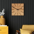 thumbnail image 2 of linyes 12 Inch Wooden Wall Clock Silent Non-Ticking Decorative For Home Office Bedroom, 2 of 8