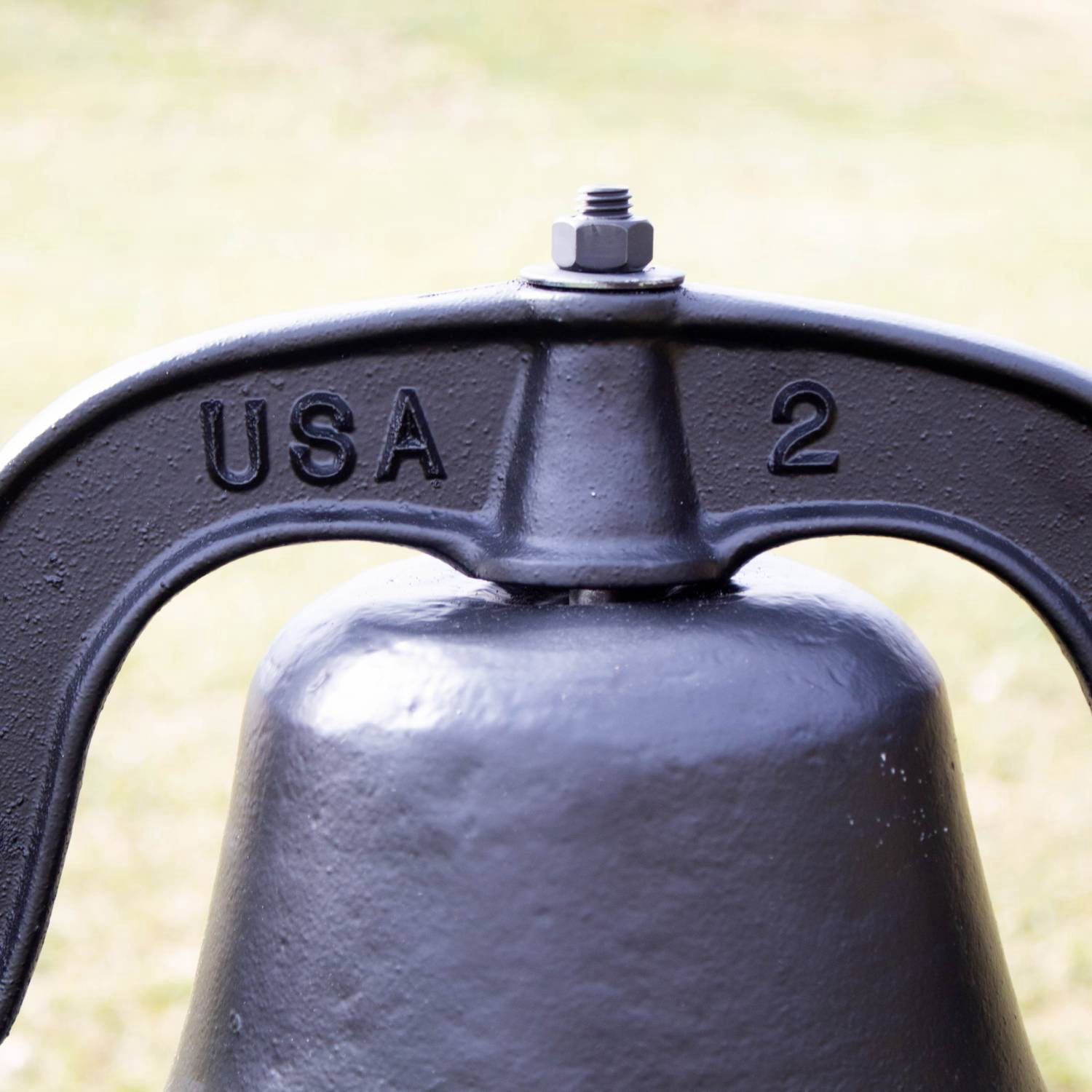 Lehman's Farm Dinner Bell Classic Ringing Cast Aluminum 14 inch Black