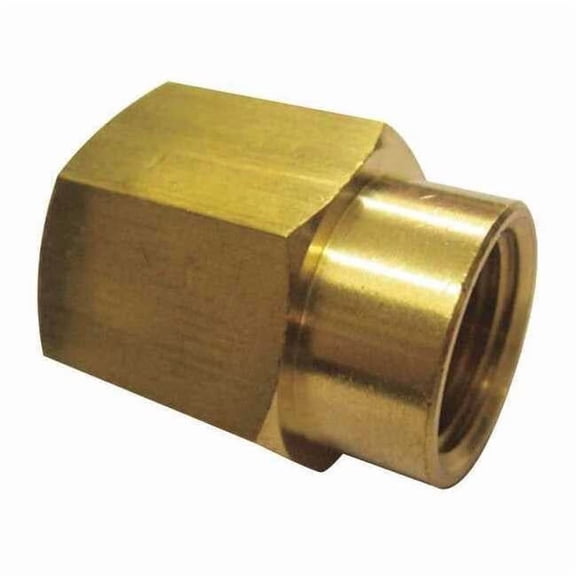 Manufacturer Varies Reducing Coupling, Brass, 1/2 x 1/8 in 6AYR4