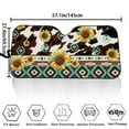 thumbnail image 5 of Yuyamidu Aztec Car Windshield Sun Shade Cow Print Front Window Sunshade Sunflower Car Shade Universal Auto Accessories for SUV Van Truck Sedan Keep Vehicle Cool, 5 of 5