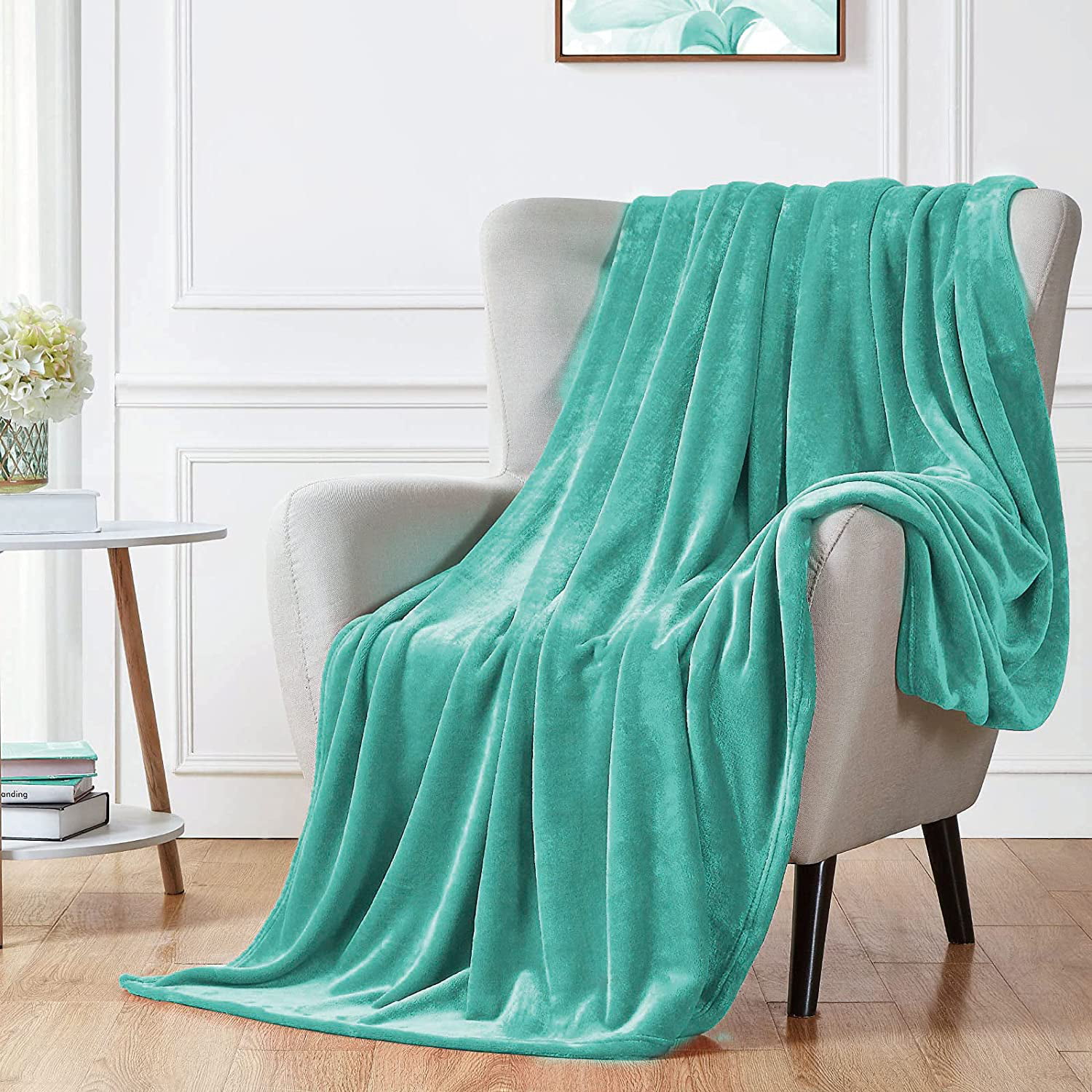 Super Soft Flannel Fleece Blanket Lightweight Bed Sofa Throw Blanket 