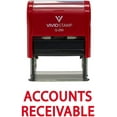 thumbnail image 2 of Accounts Receivable Self Inking Rubber Stamp (Red Ink) - Medium, 2 of 2