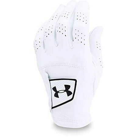 Under Armour Men's Spieth Tour Golf Gloves , White (100)/Black , Right Hand Small