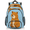 Blue, variant on Colorful Geometric Laptop Backpack for Women Men, 18.3 Inch Work Computer Backpacks Vintage Large Nurse Bag Waterproof Casual Daypack for Travel