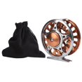 thumbnail image 2 of Fly Reels, Fly Fishing Wheel Aluminium Alloy CNC Machined  Braking Function With Storage Bag For Catching Big Fish, 2 of 8