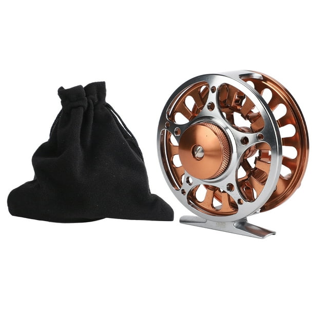 Fly Fishing Wheel,Double Color 5/6 Fly Bearing Fly Reels CNC Machined Fly  Fishing Reel Time-Tested Durability