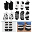 thumbnail image 2 of 5 pares de calcetines de tobillo de niña encantadora calcetines creativos calcetines de vaca elegantes calcetines, 2 of 7