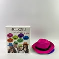 thumbnail image 2 of HCLKZIU Party favor hats,Neon Mafia Style Party Hats - Bright Dress Hats for Gangster Music Disco Birthday, Photo Booth Props and Favors, 2 of 8