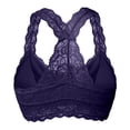 thumbnail image 3 of snowsong Wireless Bras,2024 New Style Women's Solid Comfortable Breathable Non-Underwire Plus-Size Adjustable Push-up Lace Bra,Bras for Women,Push up Bras,Plus Size Bras, Dark Purple 3XL, 3 of 3