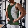 thumbnail image 5 of Salouo Dandelion for Men's Tank Tops,Sleeveless Muscle Shirts for Men Quick Dry Workout Tank Top Gym Muscle Tee Fitness Bodybuilding Sleeveless T Shirt-Small, 5 of 7