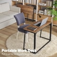 thumbnail image 5 of Small Foldable Computer Desk Writing Study Desk Easy Assembly Space-Saving Foldable Laptop Table Writing Workstation for Home Office, 5 of 5