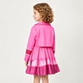 thumbnail image 5 of Rise of Red Cosplay Costume Pink Princess Dress Halloween Costumes Sleeveless Skirts with Jacket Movie Character Halloween Cosplay, 110, 5 of 8