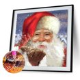 thumbnail image 2 of Cuadros Decorativos Pintura de diamante 5D DIY Santa Claus Taladro redondo completo Kit de imagen de diamantes de imitación Sywqhk Nuevos Originales, 2 of 9