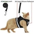 thumbnail image 4 of BadPiggies Dog and Cat Universal Harness with Leash Set Escape Proof Adjustable Reflective Soft Mesh Corduroy Dog Harnesses, 4 of 8