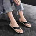 thumbnail image 5 of Cathalem Mens Comfortable Sandals Men's Flip Flops Thong Sandals with Arch Support(Black,44), 5 of 5