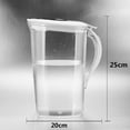 thumbnail image 4 of yuksok Kitchen Fridge Plastic Pitcher Water Milk Juice Dinks Jug With, 4 of 9