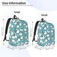 thumbnail image 4 of Balery Cartoon Funny Goose Vintage Canvas Backpack for Men and Women - Large Capacity, Durable Travel Laptop Bag for School, Work, Hiking, and Outdoor Activities, 4 of 7