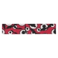 thumbnail image 3 of MKHERT Black Bats and Eyes Table Runner for Kitchen Wedding Party Home Decor 14x72 inch, 3 of 4