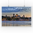 thumbnail image 2 of Quebec, Canada, Skyline at Sunset (9x12 Wall Art Print, Home Decor), 2 of 3