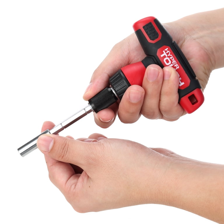 Hyper Tough 52 Piece T-Handle Ratchet Multi-type Screwdriver Bit