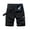 Black, variant on Cargo Shorts for Men Summer Casual Fashion Camo Print Button Closure Straight Leg Knee Length Work Shorts with Pockets
