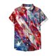 thumbnail image 3 of Lata de Agua para Plantas, Flores Casuales de Moda Y Plantas Impresas Camiseta de Manga Corta Top Hecha de Poliéster Ligero para Mujeres, Pantalones Cortos de Mujer, 3 of 5