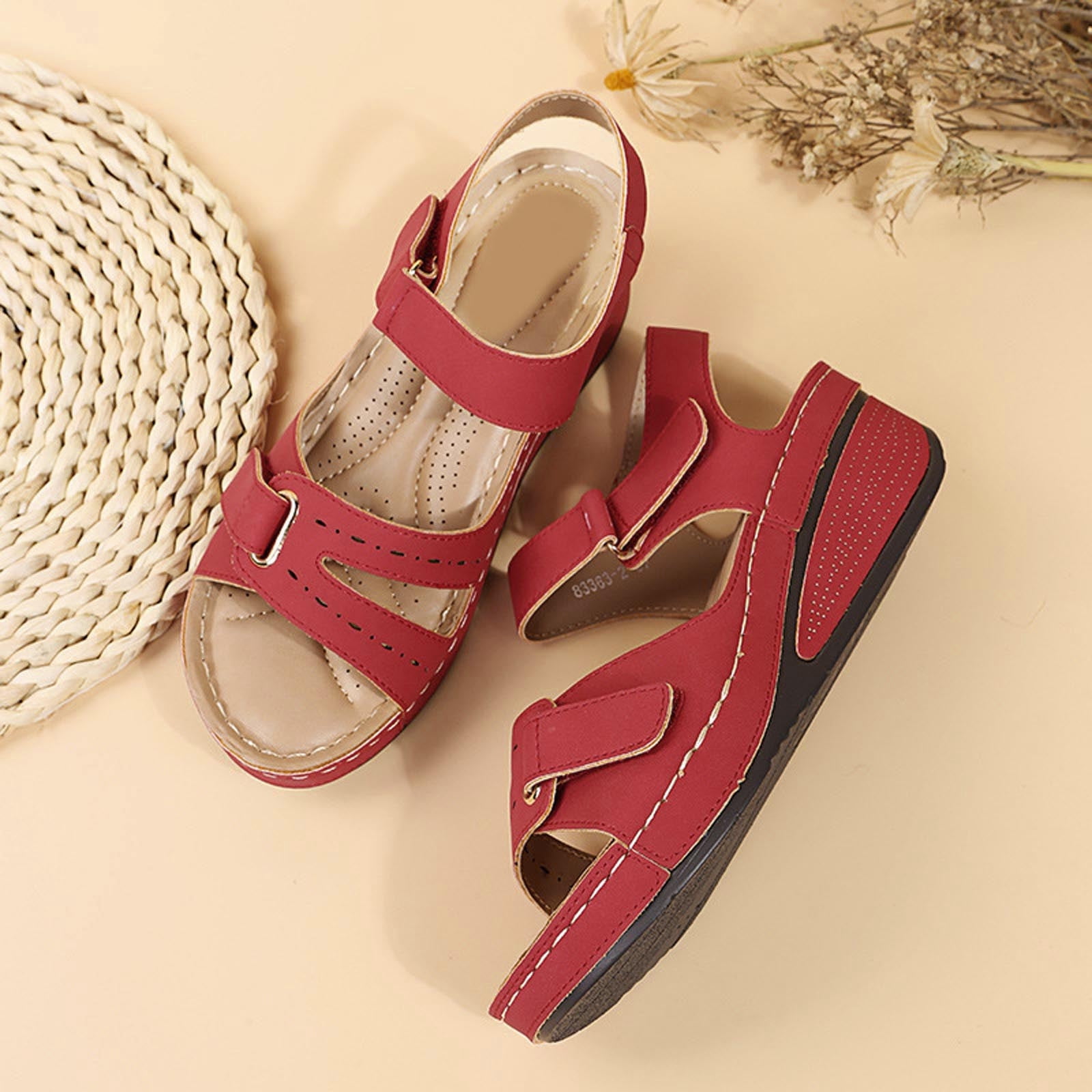 Women'S Sandals On Clearance Summer Ladies Slippers Casual Women'S Shoes Lightweight Platform Wedges Sandals Rollback