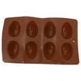 thumbnail image 2 of Molde de silicona para 8 cavidades con forma de huevo de Pascua, ideal para chocolate, dulces, cupcakes, gelatina, repostería y cubitos de hielo., 2 of 7