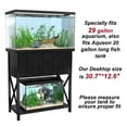 thumbnail image 2 of GDLF 29 Gallon Aquarium Stand Metal Fish Tank Stand with Cabinet,30.7"L*12.6"W, 2 of 8