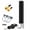 BlackSMA, variant on 4G Omnidirectional Antenna 698-3800MHz, Outdoor Signal Antenna with 5M Cable, TS9 Connector