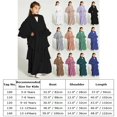 thumbnail image 3 of PINQI Casual Dress for Toddler Girls Dress Children Girls Chiffon Dress Cardigan Abaya Hijab Dress with Belt Dubai Elegant Dress Prayer Party Gift, 3 of 5