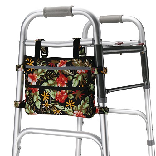 GUOER Walker Bag Suitable for Multiple Walking Aids Rollator Bag Multi-Size Multiple Colors (7.8Wx9.8L in,Color9807)