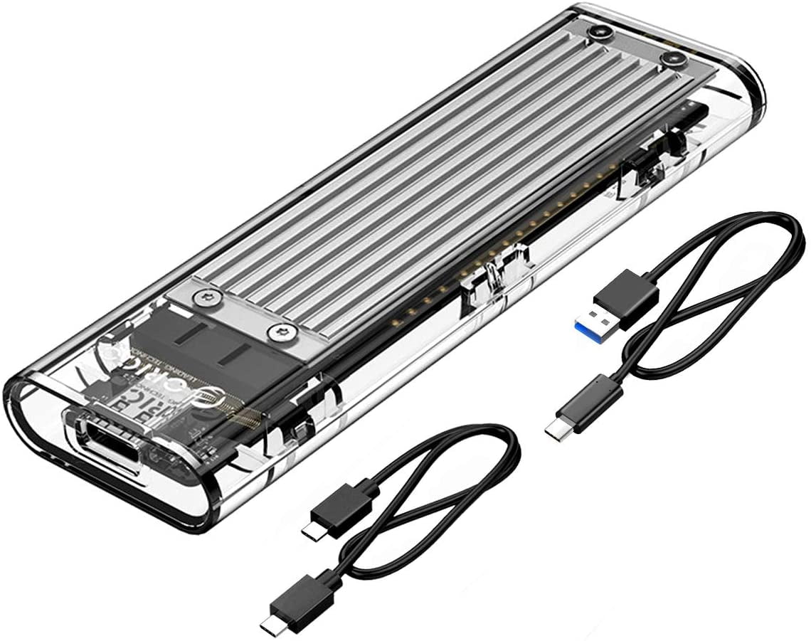 ORICO Aluminum M.2 NVME SSD Enclosure Adapter USB 3.1 Gen2 TypeC (10 Gbps) 2TB External Hard
