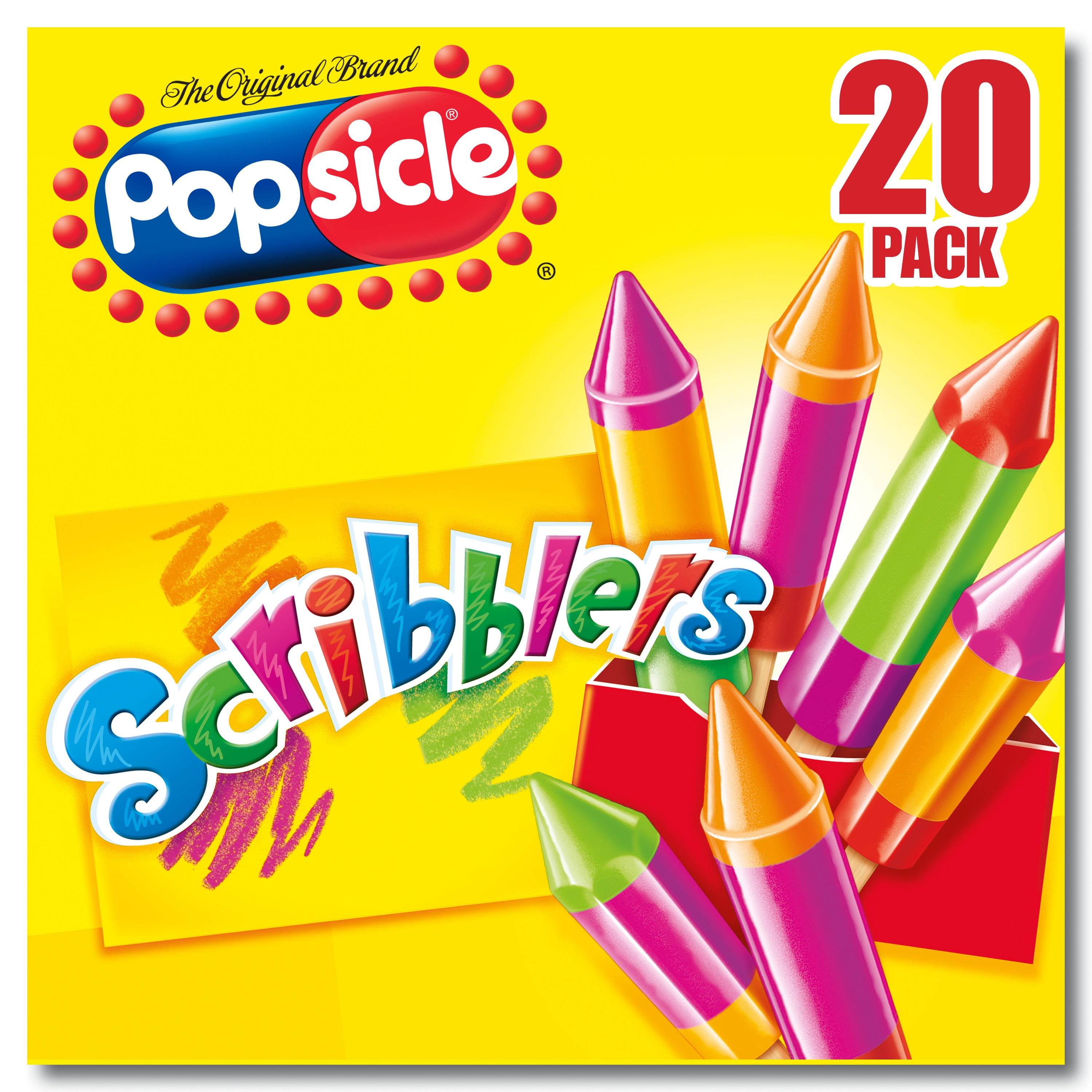 Popsicle Ice Pops Scribblers 20 ct