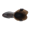 thumbnail image 4 of Stetson Mens Carlisle Embroidered Round Toe Pull On Cowboy  Mid Calf Boots, 4 of 5