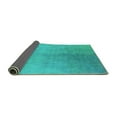 thumbnail image 2 of Ahgly Company Indoor Rectangle Oriental Turquoise Blue Industrial Area Rugs, 2' x 5', 2 of 4