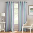 thumbnail image 1 of Spectrum Rod Pocket Window Curtain Panel - 50x84 - Lilac/Turquoise, 1 of 2