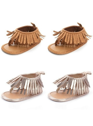 Baby moccasin sandals clearance