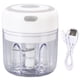 thumbnail image 2 of Mini picador de alimentos 250 ml mini picador de alimentos inalámbrico portátil cortador de jengibre eléctrico 3 cuchillas carga USB triturador de ajo inalámbrico para ANGGREK Otros, 2 of 8