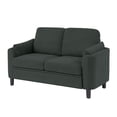thumbnail image 5 of Soscana Small Sofa Couch Loveseat, 2 Seater Sofa for Living Room Apartment Bedroom Studio Office Small Space,Black, 5 of 10