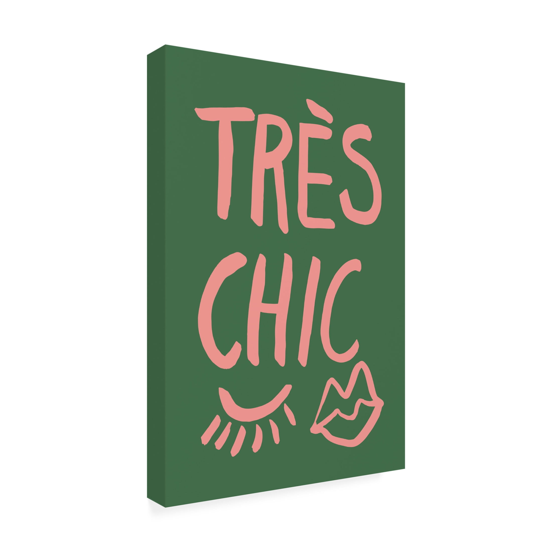 Canvas Wall Art - Pictufy Studio 'Traus Chic Green' Wall Art for Living Room, Bedroom, or Office Décor by Trademark Fine Art - 22 x 32 Inches