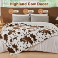 thumbnail image 6 of PMONPA Cow Heated Electric Blanket for Adult, Flannel & Sherpa Heating Blanket with 10 Heat Levels, 1/2/4/8 Hours Auto-Off, 51"x 61", Cow Print Brown, 6 of 9