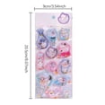 thumbnail image 3 of Bonitas pegatinas estereoscópicas de agua hinchadas, pegatinas de resina kawaii con purpurina, pegatinas brillantes para hacer tú mismo para álbumes de recortes, portátiles, botellas de agua, pegatina, 3 of 9