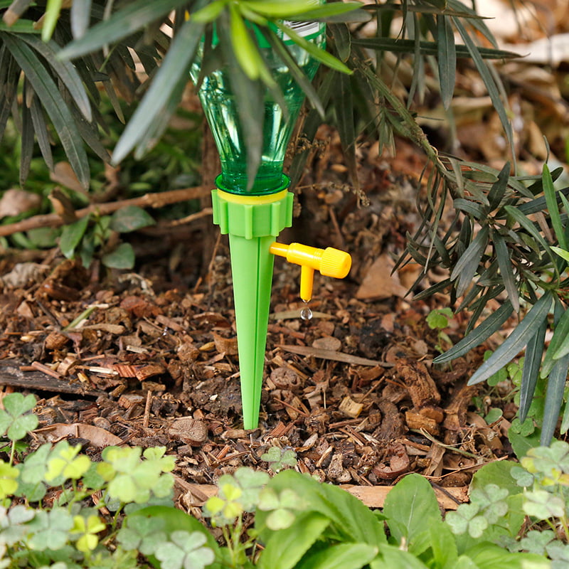 12x Plants Flower Self Automatic Drip Sprinkler Watering Irrigation Device Tool 