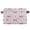 Pink Butterfly Knot and Flowers, variant on 1-Pack Square Closet Organizers with Handles Open Basket Bins Pink Bow Pattern Storage Basket for Home Office