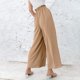 thumbnail image 4 of Pantalones casuales de pierna ancha para mujer, pantalones de chándal fruncidos con bolsillo y cinturón de cintura alta, S-XXXL Adepaton BST3001552-5, 4 of 5