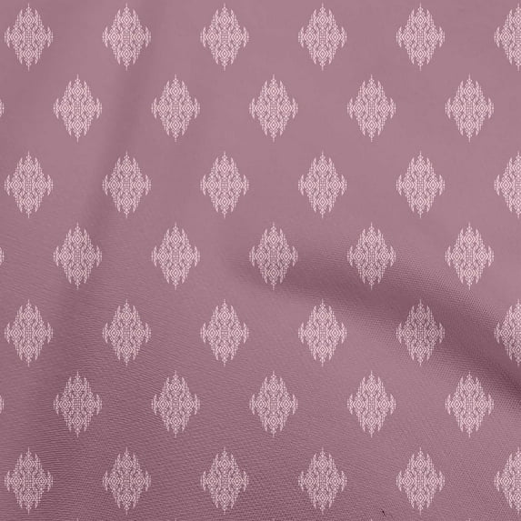 oneOone Cotton Poplin Pink Fabric Geometric Diy Clothing Quilting Fabric Print Fabric By Yard 42 Inch Wide