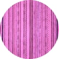 thumbnail image 1 of Ahgly Company Indoor Round Abstract Purple Modern Area Rugs, 3' Round, 1 of 4