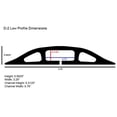 thumbnail image 3 of Electriduct D-2-LP-5-GY 5 ft. D-2 Rubber Duct Cord Cover & Electriduct Rubber Cable Protector, Gray, 3 of 4